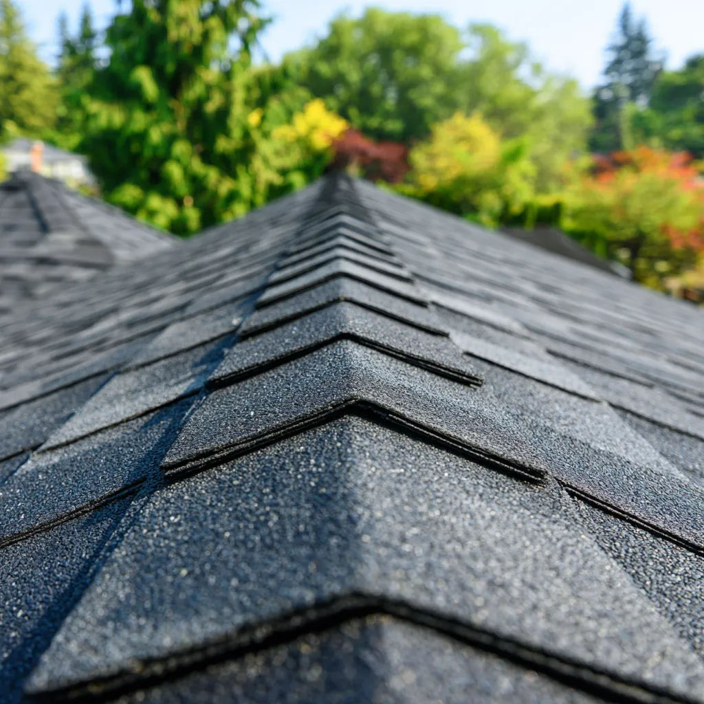 Newly built Tulsa home with a new roof