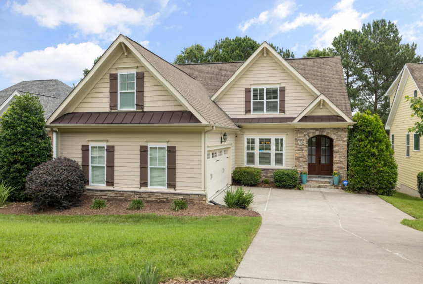 Newly built Tulsa home with a new roof